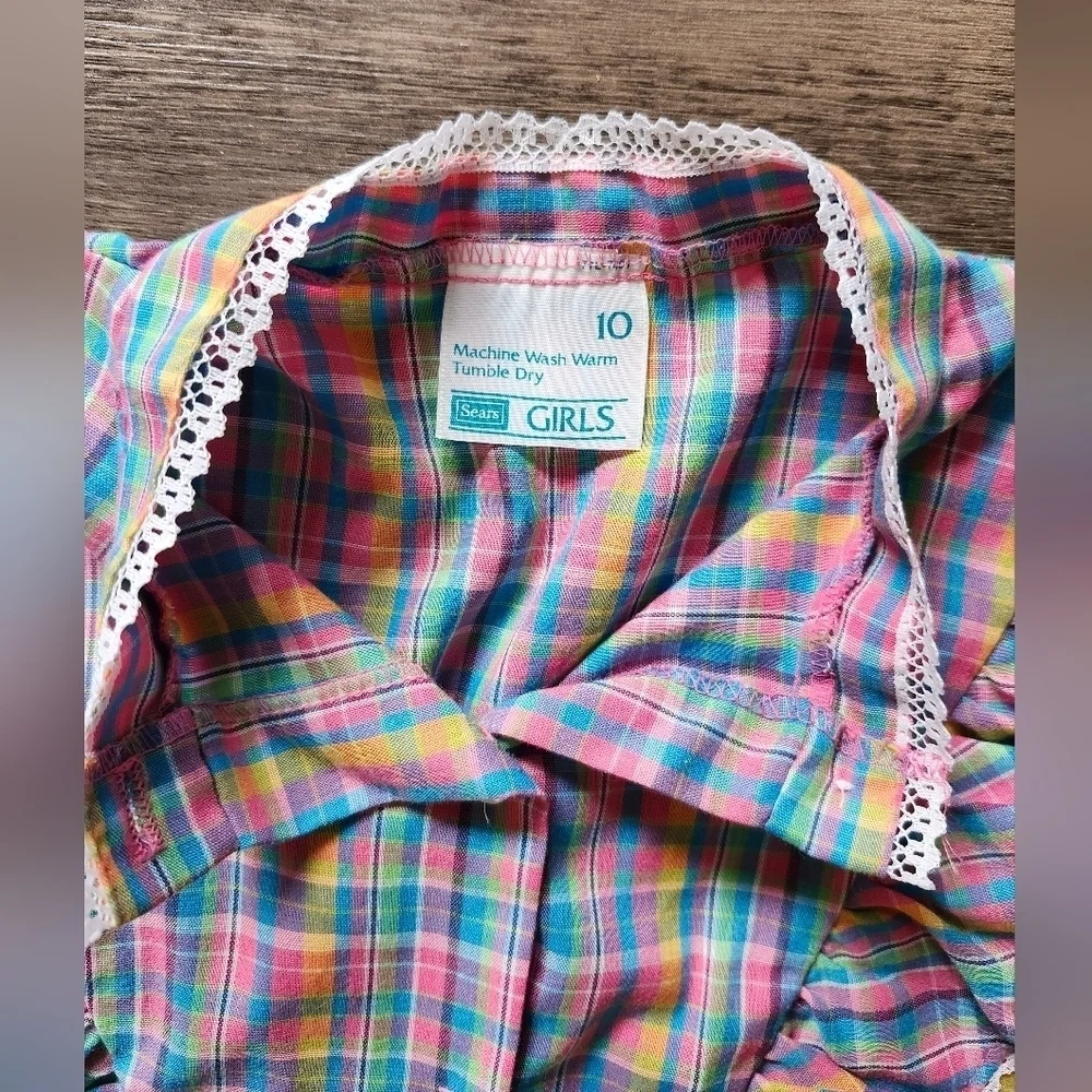 Vintage Sears Plaid Spring Outfit